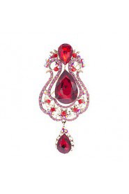 Royal Style Women's Jewelry Rhinestone Flower Brooch Broach Pins (More Colors)