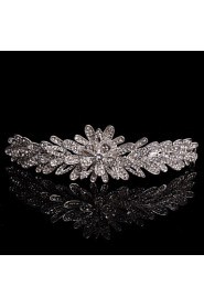 Women Alloy Tiaras With Rhinestone Wedding/Party Headpiece