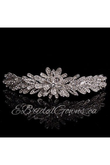 Women Alloy Tiaras With Rhinestone Wedding/Party Headpiece