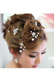 Crystal Crown Hair Clip Bride Hair Wedding Headdress Wedding Accessories One Piece