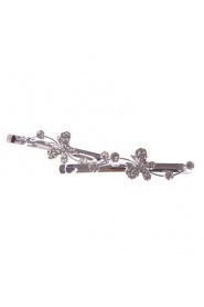 Butterfly Alloy Barrette With Rhinestone Wedding/Party Headpiece (4pls)