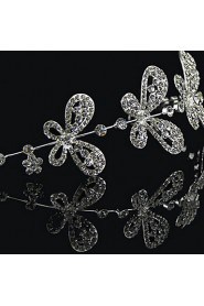 Butterfly Shape Crystal Hair Flower Bride Hair Wedding Headdress Wedding Accessories One Piece