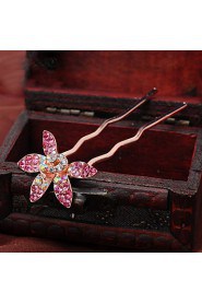 Women's Rhinestone/Alloy Headpiece - Special Occasion/Casual Hair Pin 1 Piece