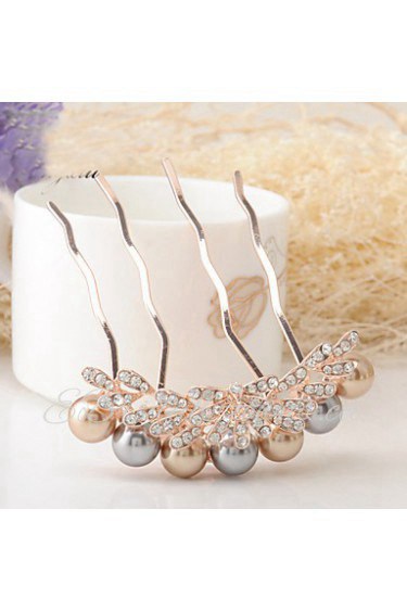 Women's Rhinestone/Alloy Headpiece - Special Occasion/Casual Hair Pin 1 Piece