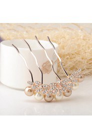 Women's Rhinestone/Alloy Headpiece - Special Occasion/Casual Hair Pin 1 Piece