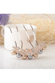 Women's Rhinestone/Alloy Headpiece - Special Occasion/Casual Hair Pin 1 Piece