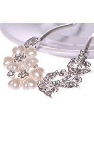 Women Alloy Hairpins With Imitation Pearl/Rhinestone Wedding/Party Headpiece