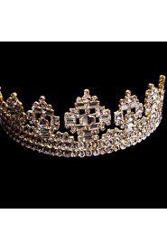 Women's Rhinestone Wedding Bridal Tiaras Earnings Set Party Headpiece HG2302
