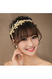 Women's Pearl / Alloy Headpiece-Wedding / Special Occasion Headbands 1 Piece White Round