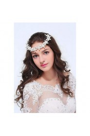 Women's Sterling Silver Alloy Acrylic Headpiece - Wedding Special Occasion Casual Headbands 1 Piece