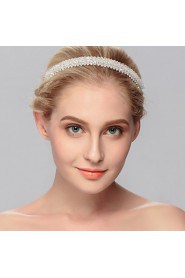 Women's Rhinestone Headpiece-Wedding / Special Occasion / Casual / Office & Career / Outdoor Tiaras 1 Piece Silver Round