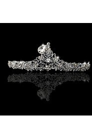 Women's Rhinestone / Alloy Headpiece-Wedding / Special Occasion Tiaras 1 Piece Clear
