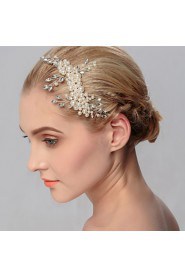 Women's Pearl Headpiece-Wedding / Special Occasion / Casual / Office & Career / Outdoor Hair Combs 1 Piece Clear Round