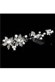 Crystal Hair Flower Bride Hair Wedding Headdress Wedding Accessories One Piece