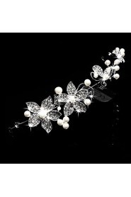 Crystal Hair Flower Bride Hair Wedding Headdress Wedding Accessories One Piece