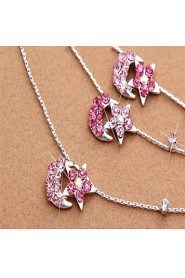 Fashion Alloy Princess Hair Chain(White,Red,Purple,Blue)(1Pc)