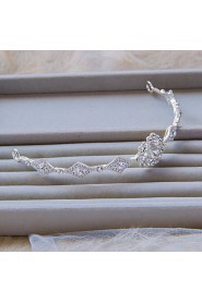 Fashion Simple Style Silver Color Rhinestone Headband For Wedding Or Party A1129A