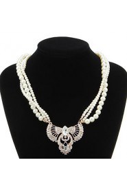 Women's Rhinestone/Imitation Pearl Necklace Birthday/Party/Special Occasion/Causal