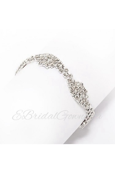 Women's Cuff Bracelet Alloy Rhinestone