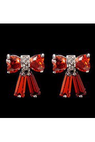 Stud Earrings Women's Cubic Zirconia/Alloy Earring