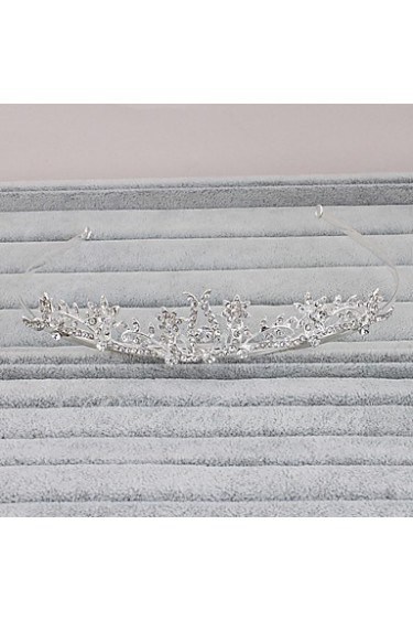 Women's Rhinestone Headpiece-Wedding / Special Occasion / Casual / Office & Career / Outdoor Headbands 1 Piece Silver Round