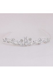 Women's Rhinestone Headpiece-Wedding / Special Occasion / Casual / Office & Career / Outdoor Headbands 1 Piece Silver Round