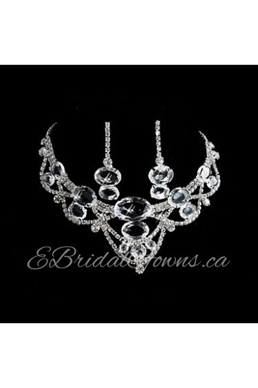 Jewelry Set Women's Anniversary / Wedding / Engagement / Birthday / Party / Special Occasion Jewelry Sets Alloy / Rhinestone Rhinestone