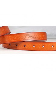 Women Microfiber leather Waist Belt,Vintage/ Party/ Work/ Casual Alloy P3D1P202