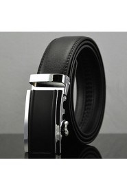 Men Buckle/ Waist Belt,Work/ Casual Leather All Seasons