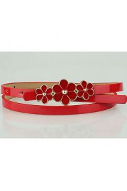 Women Skinny Belt,Cute/ Casual Leather All Seasons