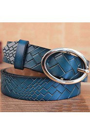 Women Calfskin Waist Belt,Vintage/ Casual Alloy All Seasons