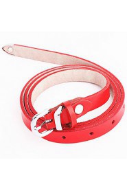 Women Calfskin Skinny Belt,Cute/ Casual Alloy All Seasons