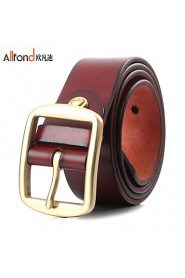 Men Party/Work/Casual Calfskin Buckle/Waist Belt PZK401103