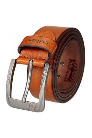 Men Buckle/ Waist Belt,Work/ Casual Leather All Seasons