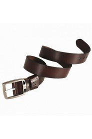 Men Buckle/ Waist Belt,Work/ Casual Leather All Seasons