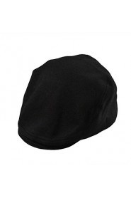 Unisex Cotton Casual Pure Color Fashion Cap Beret