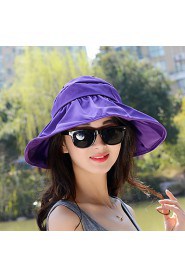 Unisex Casual Summer Empty Top Folding Sun UV Cycling Candy Colors Hat