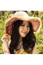 Women Casual Summer Linen Floppy Hat