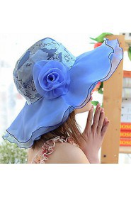 Women Casual Summer Linen Floppy Hat
