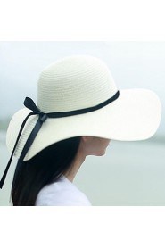 Women Casual Travelling Straw Large Brimmed Foldable Sun Hats
