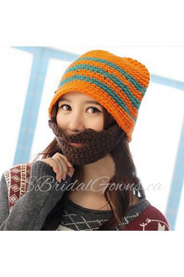 Unisex Anti-snow Beard Masks Fall And Winter Hat Knitted Wool Hat