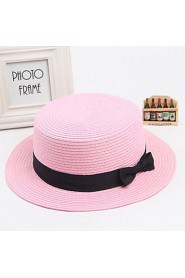 Women Casual Summer Linen Straw Hat