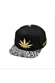 European And American Punk Style Metal Cannabina Leopard Baseball Cap