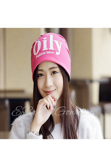 Women Cotton Vintage Casual Letters Printed Fashion Hat All Seasons