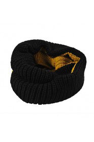 Bicolor Stitching Color Wool knitted Scarves Winter Hedging Scarf