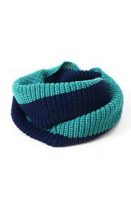 Bicolor Stitching Color Wool knitted Scarves Winter Hedging Scarf
