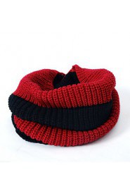 Bicolor Stitching Color Wool knitted Scarves Winter Hedging Scarf