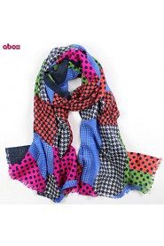 Women's Fashion 100% Wool Printed Scarf