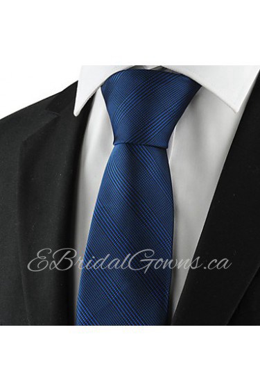 Men's Striped Tie Suits Necktie Formal For Wedding Party Holiday Business With Gift Box (2 Colors Available)