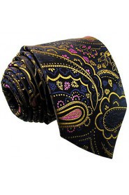 Shlax & Wing Silk Neckties Ties Brown Chocolate Paisley Men's Acceossories